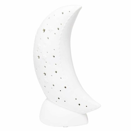 LIGHTING BUSINESS Porcelain Moon Shaped Table Lamp LI3343669